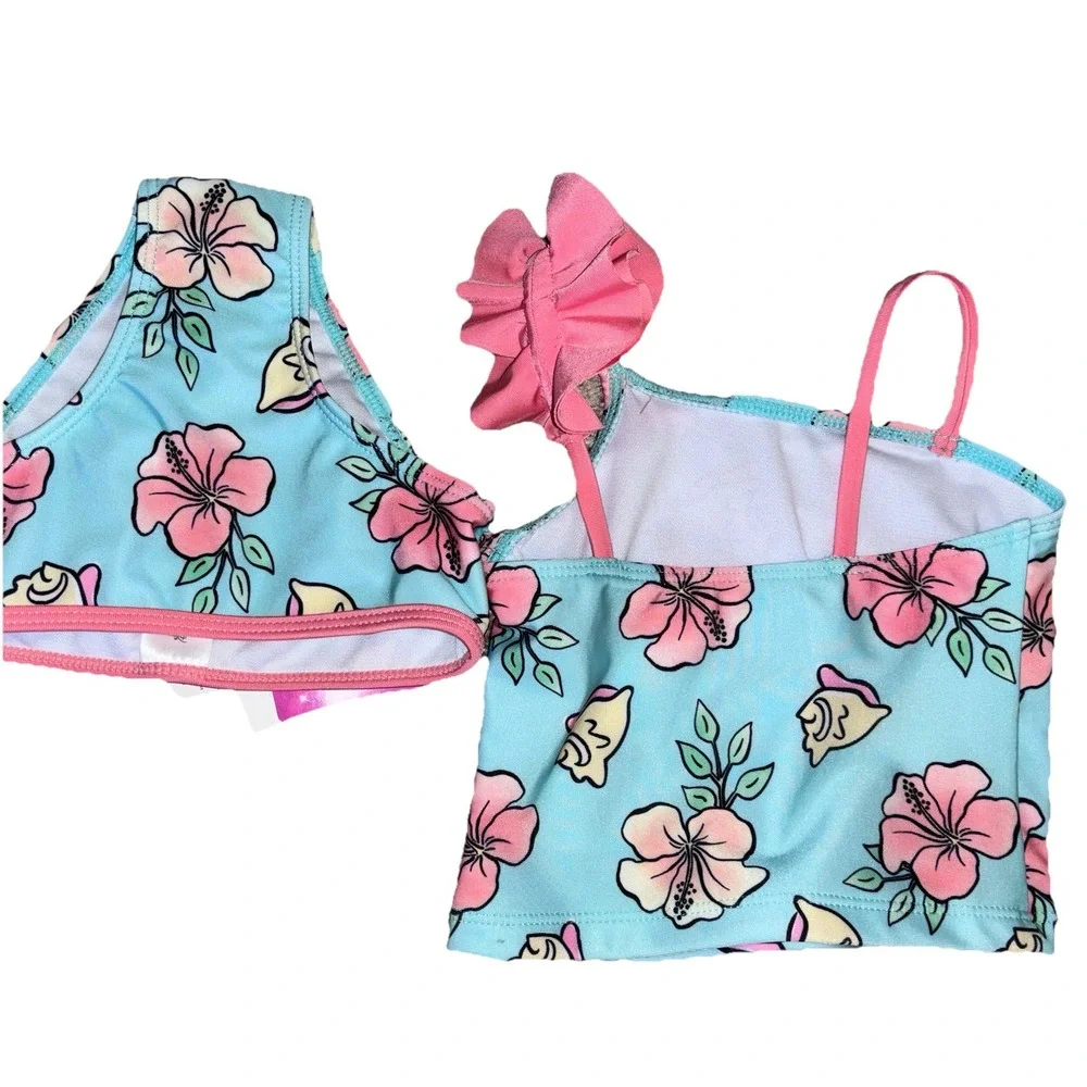 NWT Disney Baby 18M Moana Ruffle 2 Piece Swimsuit Swim Suit‎ Tankini UPF 50+